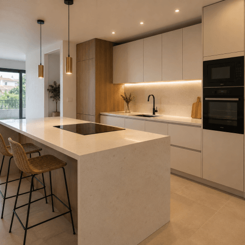 Reforma de cocina moderna en Vélez-Málaga